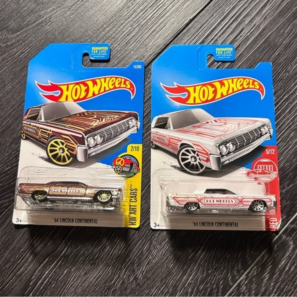 Hot Wheels ’64 Lincoln Continental (Art Cars + Red Edition)